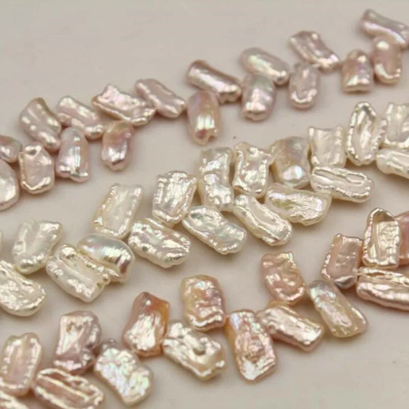 9*15MM 20Pcs Baroque AA Freshwater Pearl Earring Charms Strand Beads