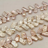 9*15MM 20Pcs Baroque AA Freshwater Pearl Earring Charms Strand Beads
