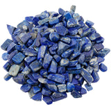 Lapis Lazuli Tumbled Stone Chips 460g Crushed Pieces Irregular Stones Beads