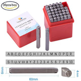 Metal Stamp Set A-Z & 0-9 Symbol Iron Stamps Punch Press DIY