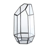 9.4in Glass Geometric Air Plants Terrarium Box