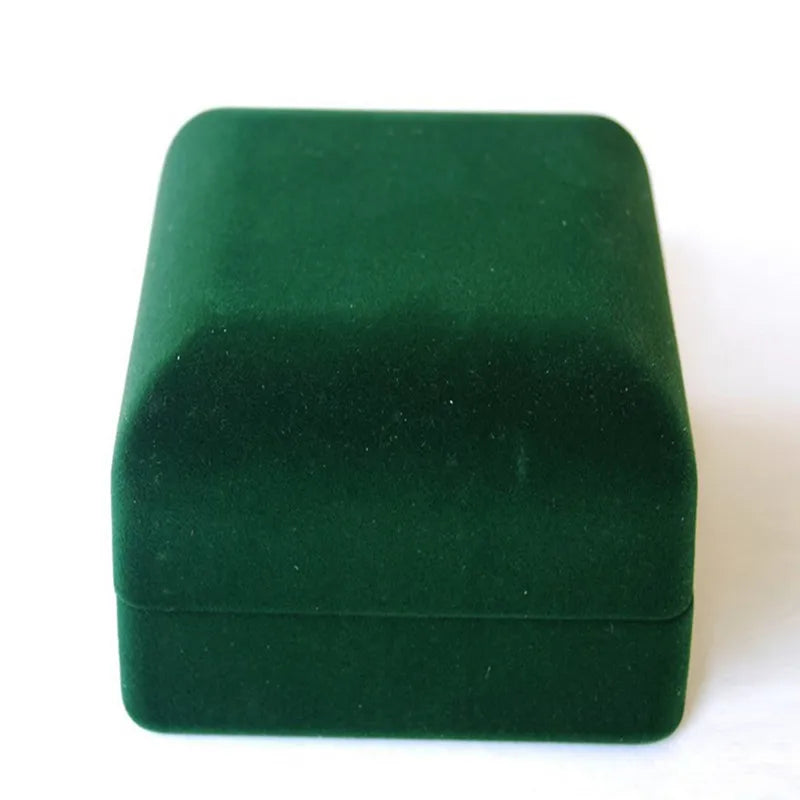 Red/Green/Blue Velvet Jewelry Box Organizer