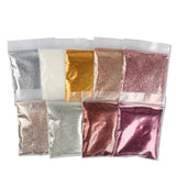 Rose Glitter Powder Epoxy Resin Mold Filling Crystal Mud Slime Pigment Powder