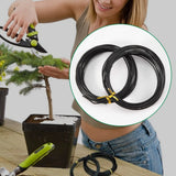 9 Anodized Aluminum Bonsai Training Wires, 147 Feet (Black)