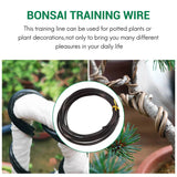 9 Anodized Aluminum Bonsai Training Wires, 147 Feet (Black)