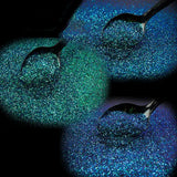 9 Bottles 3g Flash Glitter Glow Bright Powder Crystal Epoxy Resin Mold Fillings