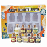 9 Bottles Amethyst Crystal Chips Gemstone Quartz Gravels Wishing Bottle Crafts