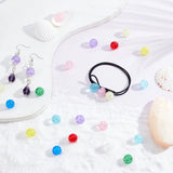 270pcs 12mm Glass Round Beads No Hole Crackle Beads for Wedding
