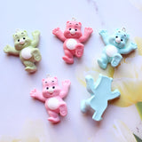 9 Colors Cartoon Bears Charms Bear Doll Pendant DIY Jewelry Making