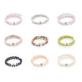 9 Colors Freshwater Potato Pearl Wire Wrap Bracelet
