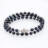 9 Colors Freshwater Potato Pearl Wire Wrap Bracelet
