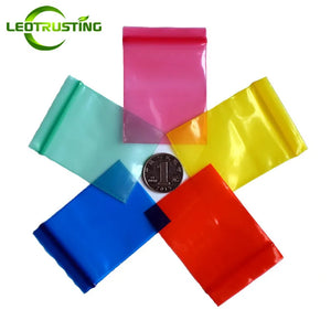 Thick PE Plastic Zip Lock Bag Eco-friendly Gift Bag for Storage Pouches