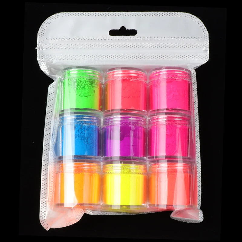 UV Fluorescent Powder Epoxy Resin Shaker Mold Filler Set