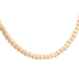 9ft Natural Wood Bead Christmas Garland