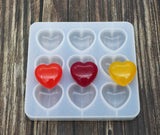 Heart Shape Epoxy UV Resin Mold for DIY Pendant Making