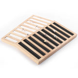 Bamboo Ring Display Stand Jewelry Organizer Shelf Wood Ring Holder Storage