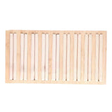 9 Lines Jewelry Bamboo Display Stand Showcase Ring Organizer Tray