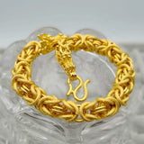 Dragon Cloth Bracelet Men's Brass Plated Real Net Red Bracelet