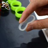 Silicone Flexible Thin Ear Plugs Double Flared Expander Gauges