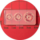 9-Piece Flower Ornaments Epoxy Resin Mold for Nail Art Decorations