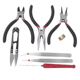 9 Pcs Jewelry Pliers Tools Wire Cutter for Jewelry Repair & Making