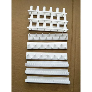 9 Pcs Adhesive Jewelry Storage Rack Earring Necklace Hanger Holder Organizer