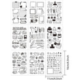 Silicone Clear Stamps Daily Life Sweet Tea Time DIY Scrapbook Card Making