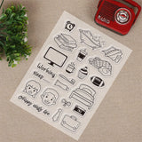 Silicone Clear Stamps Daily Life Sweet Tea Time DIY Scrapbook Card Making