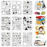Silicone Clear Stamps Daily Life Sweet Tea Time DIY Scrapbook Card Making