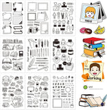 Silicone Clear Stamps Daily Life Sweet Tea Time DIY Scrapbook Card Making