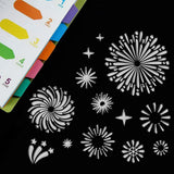 9 Sheets Mixed Silicone Clear Stamps Set for DIY Scrapbook Winter Christmas