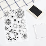 9 Sheets Mixed Silicone Clear Stamps Set for DIY Scrapbook Winter Christmas