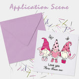 9 Sheets Silicone Clear Stamps for Card Making Decor DIY Scrapbook