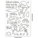9 Sheets Silicone Clear Stamps for Card Making Decor DIY Scrapbook