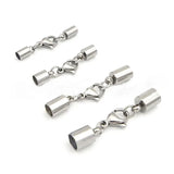 Stainless Steel Lobster Clasps & End Caps Set