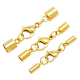 Stainless Steel Lobster Clasps & End Caps Set