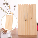 9 Slots Wooden Display Board Stand Storage Organizer