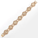 585 Rose Bangle Bracelet for Women Girls Vine Patterned Chain