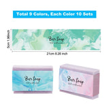 Soap Tape 90pcs Soap Wrappers Vertical Soap Paper Tag Soap Tape Labels Sleeves