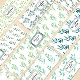 Leaf Soap Wrapper, 90pcs Homemade Paper Wrap Tape Plant Soap Tape Labels