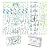 Leaf Soap Wrapper, 90pcs Homemade Paper Wrap Tape Plant Soap Tape Labels