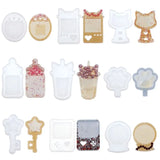 9 Resin Shaker Molds Set: Game Consoles, Bottle, Cat's Paw, Crystal Ball Mold