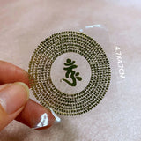 9 Styles Rune Metal Stickers Epoxy Resin Mold Fillings