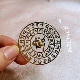 9 Styles Rune Metal Stickers Epoxy Resin Mold Fillings Jewelry Making Material