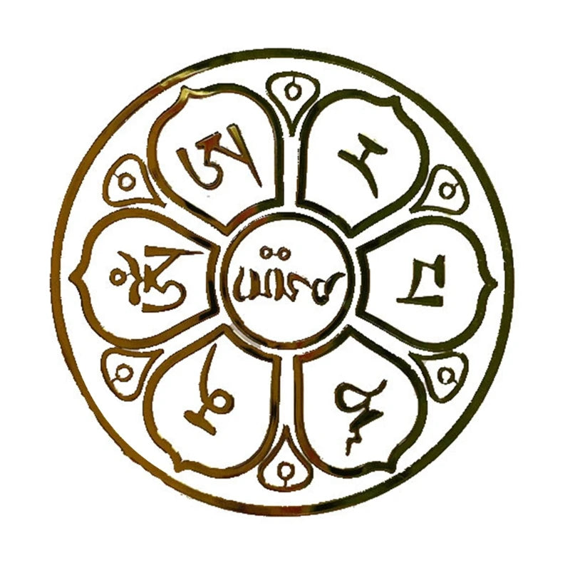 9 Styles Rune Metal Stickers Epoxy Resin Mold Fillings Jewelry Making Material