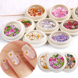 9 Wood Pulp Sheets DIY 3D Flower Nail Decal Stickers for UV Epoxy Resin Molds