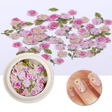 9 Wood Pulp Sheets DIY 3D Flower Nail Decal Stickers for UV Epoxy Resin Molds