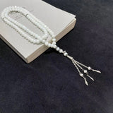 Crystal Rope Chain Muslim Tasbih Prayer Glass Beads Bracelet