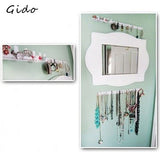 Adhesive Wall Shelf Jewelry Holder Organizer Rack Hooks