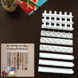 9 in 1 Wall Hanging Shelf Jewelry Display Organizer Rack